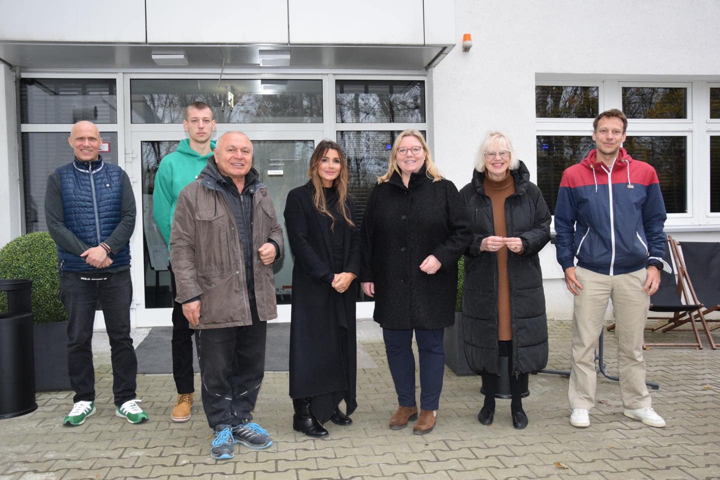 Carola Brückner besucht neue Gemeinschaftsunterkunft für Geflüchtete Menschen „Freiheit 11“ 1